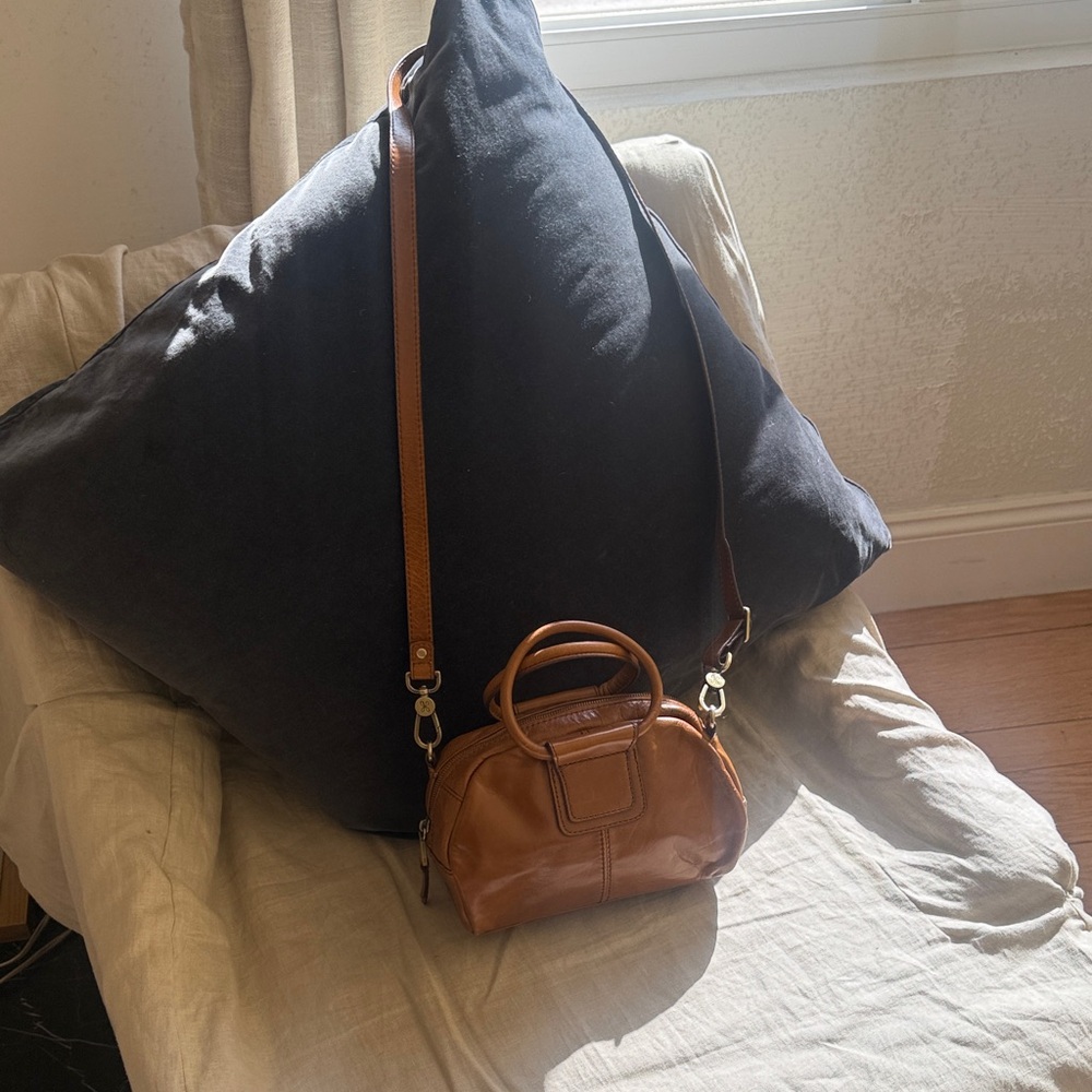 HOBO Tan Leather Crossbody Bag